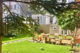 The garden at Shore House, where the Respite@Shore service is based