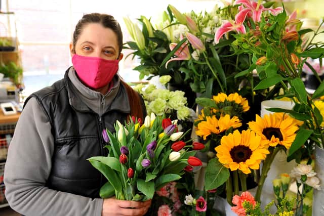 Michelle Bly at The Flower Shop