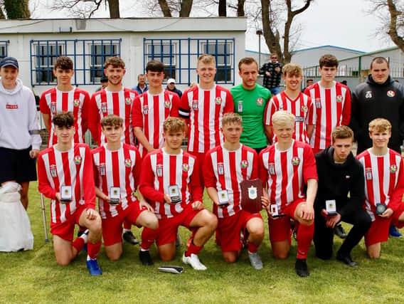 The Steyning Town under-18 shield winners