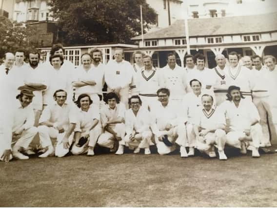 Clive Vale CC take on the Lord's Taverners in 1973