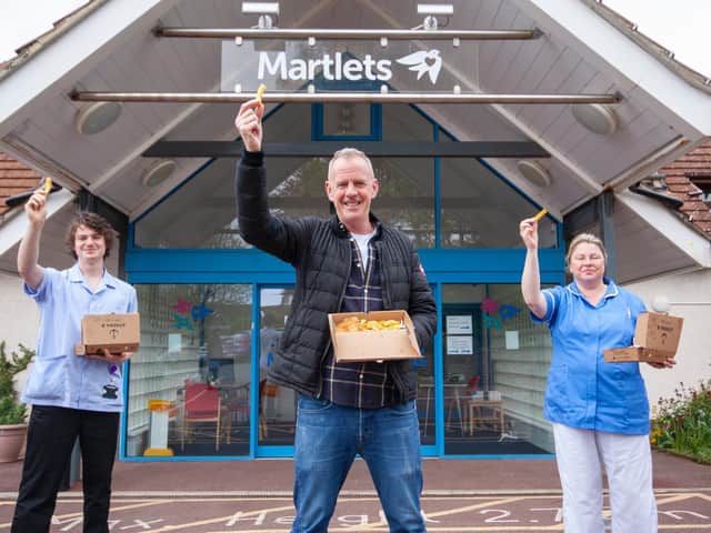 Norman Cook, aka Fat Boy Slim, is backing the Martlets hospice Chip in campaign