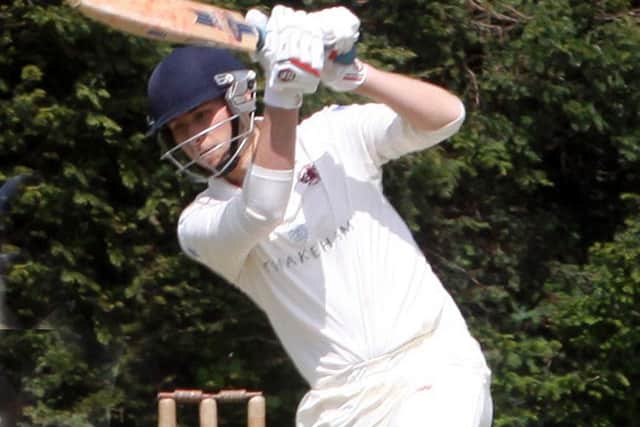 Will Sawyer batting for Newick at Ringmer / Picture: Ron Hill