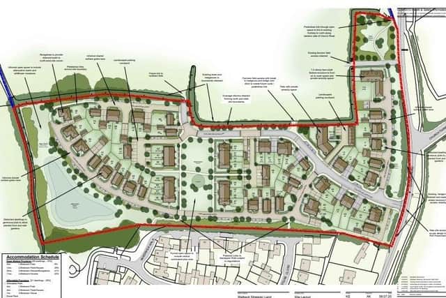 Proposed development west of Church Road, East Wittering