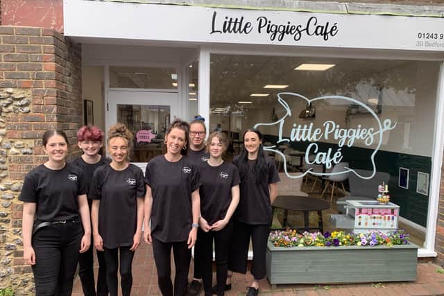 Litttle Piggies Cafe opening