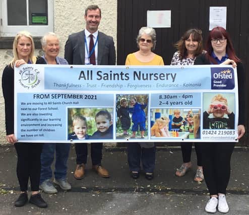 All Saints C of E Primary School and Nursery in Sidley are expanding after reaching an agreement with All Saints Parish Church, Sidley, to lease the
church hall. SUS-210706-162553001