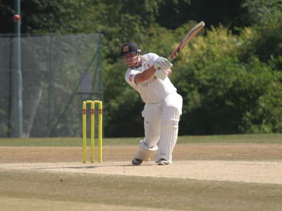 Tom Johnson helped Horsham CC put a good score on the board in their win at Mayfield CC. Picture by Clive Turner
