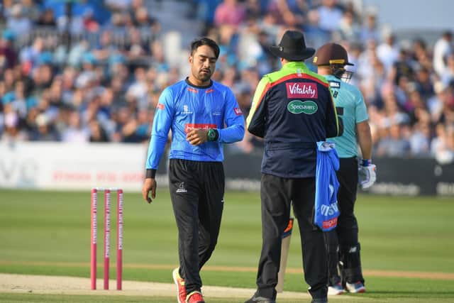 Can Rashid Khan weave his magic again for Sussex? Picture: Getty