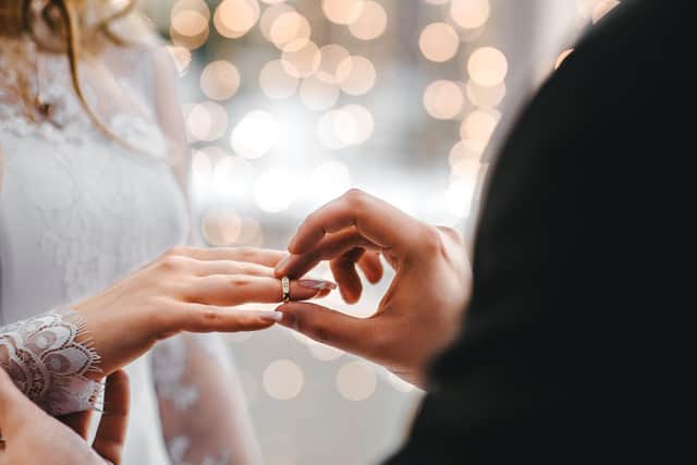 I'm so happy weddings can happen again. Picture: Shutterstock