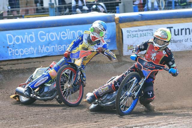 Drew Kemp in action against Kent for the Eagles / Picture: Mike Hinves