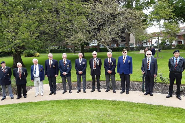 On Sunday, the anniversary of D-Day, Captain Len Butt's friends and members of the Royal Sussex Regimental Association scattered half his ashes round the Canadian oak tree