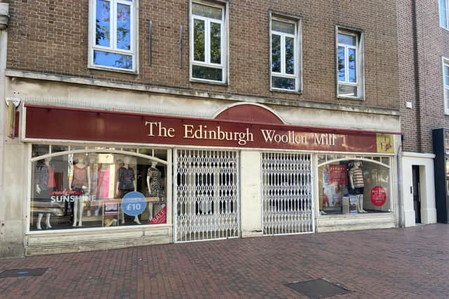 The Edinburgh Woollen Mill, Eastbourne. SUS-210906-092609001