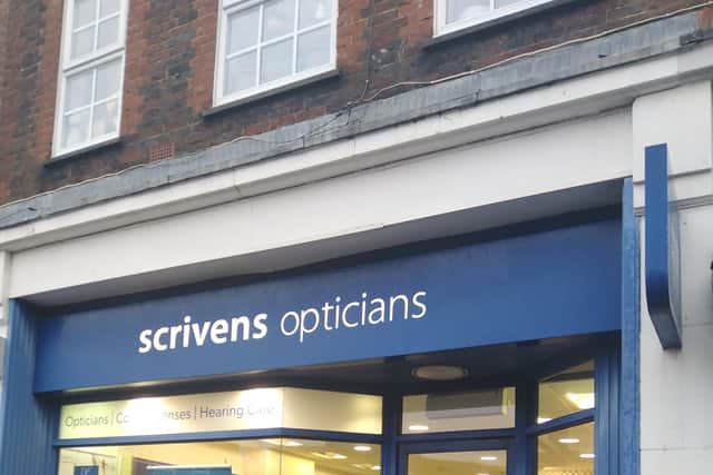 Scrivens Opticians in South Road, Haywards Heath SUS-210906-175930001