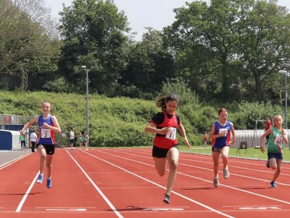 Action from the YDL match