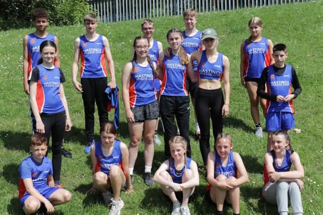 The Hastings club's team at the YDL meeting