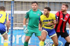 Returning goalkeeper Lewis Carey is one of four new signings at Lewes. Picture by Angela Brinkhurst