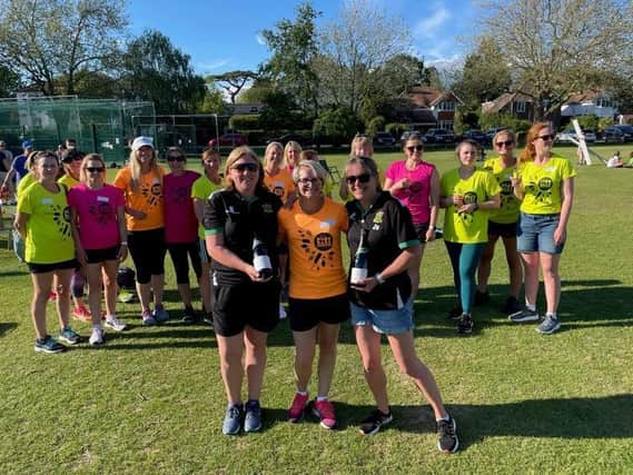 Burgess Hill Cricket Club were proud to host their first women’s softball festival in St Johns Park on Saturday. Pictures courtesy of Matt Charman