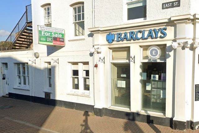 The now closed Barclays branch in Littlehampton. Pic: Google SUS-210614-131752001
