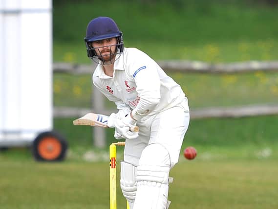 Nick Oxley took 4-68 then hit 59 in Horsham CC’s win over Preston Nomads CC 2nd XI. Picture by Steve Robards