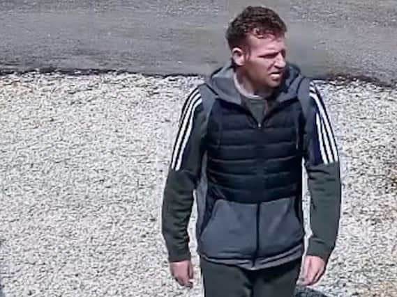 Do you recognise this man? Police would like to speak with him