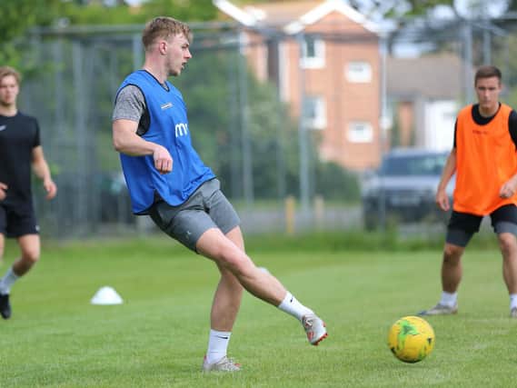 Joe Cook in pre-pre-season training with the Rocks / Picture: Martin Denyer