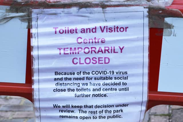 Seven Sisters car park toilets (Photo by Jon Rigby)