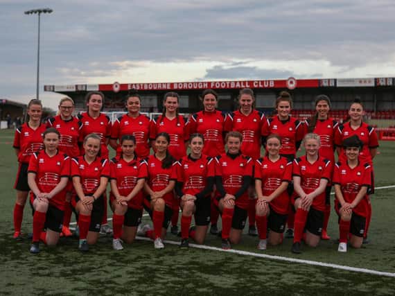 Eastbourne Borough have announced that they will be forming a womens football team to compete in the 2021-2022 season. Pictures courtesy of Eastbourne Borough Football Club