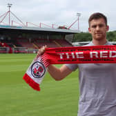 Crawley Town's new central defender Harry Ransom. Picture courtesy of Crawley Town Football Club