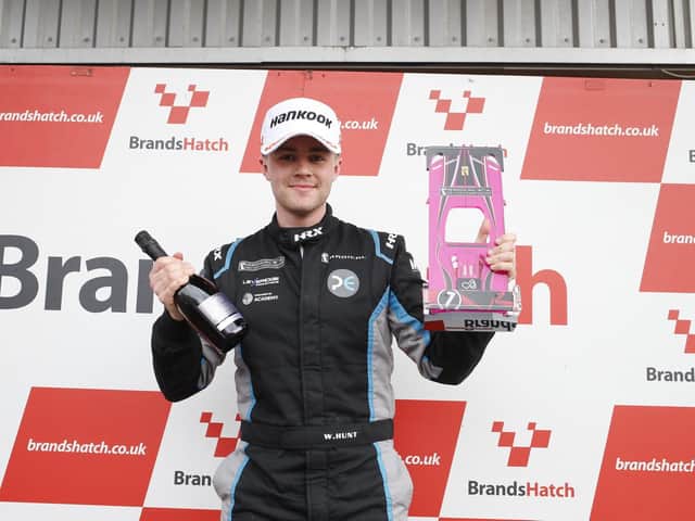 Will Hunt was a winner at Brands Hatch