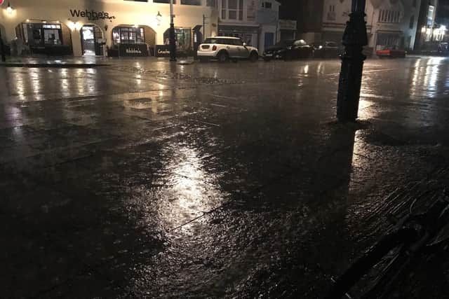 Hastings experienced its second wettest day since records began SUS-210617-092326001