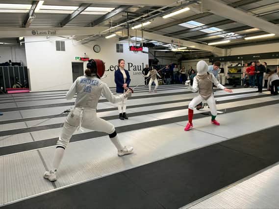 Rosie Whitaker is glad to be fencing again