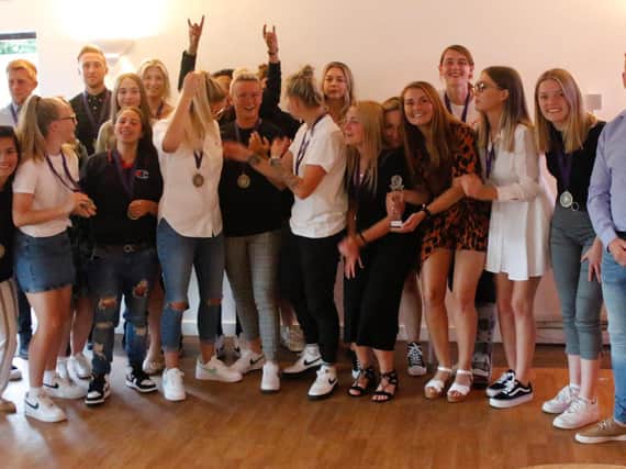 Hastings United Women at their awards night / Picture: Joe Knight