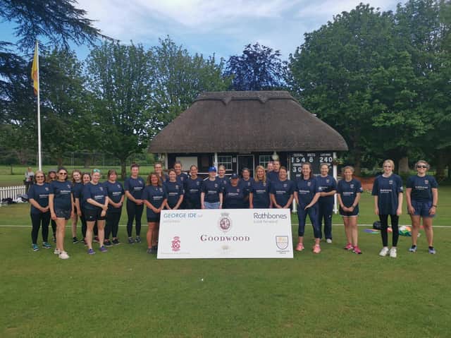 There was a great turnout for a women's cricket evening hosted by Chichester Priory Park at Goodwood