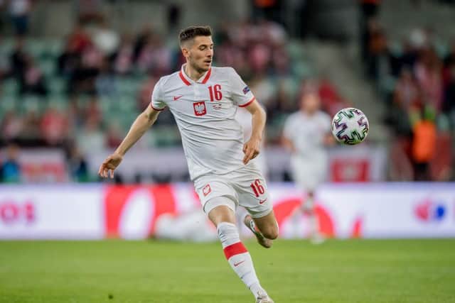 Jakub Moder looks set to start for Poland against Spain tonight