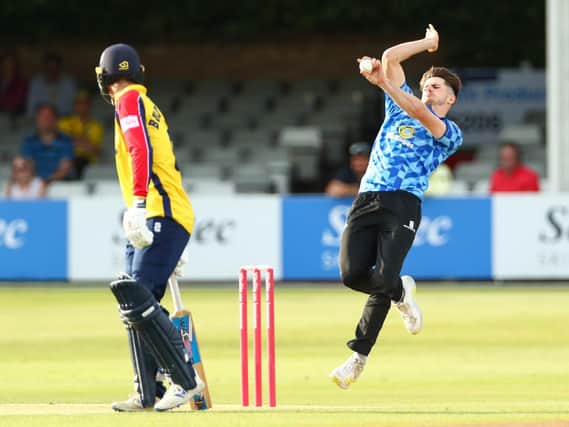 George Garton in Blast action for Sussex / Picture: Getty