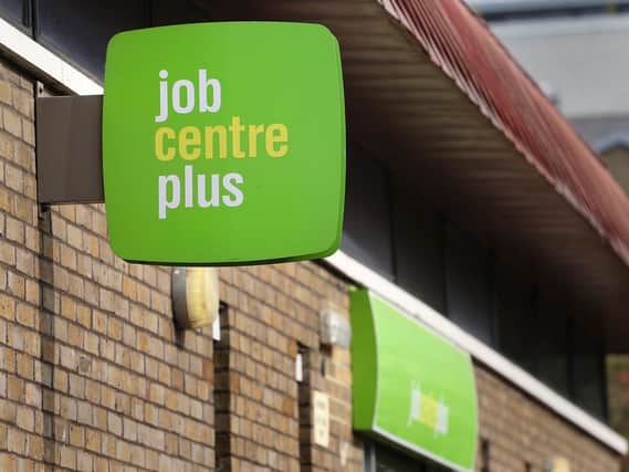 The data shows how many people were claiming out-of-work benefits in May