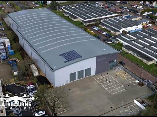 WBC has taken 33,402 sq ft at Centron in Crawley on a 15-year lease in a deal brokered by property agents at Vail Williams on behalf of Nuveen Real Estate. Picture by Airbourne imagery.