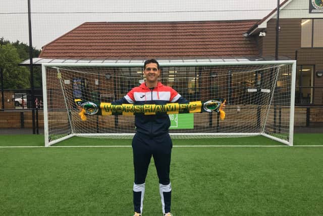 Tom Kavanagh says joining the Hornets was a no-brainer / Picture: Horsham FC