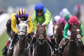 Subjectivist and Joe Fanning (centre) win the Ascot Gold Cup, in which Stradivarius was fourth / Picture: Getty