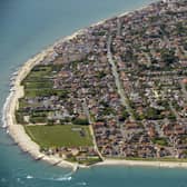 Aerial view of Selsey bill