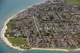 Aerial view of Selsey bill