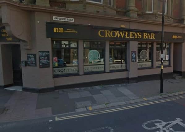 Crowleys bar in Hastings