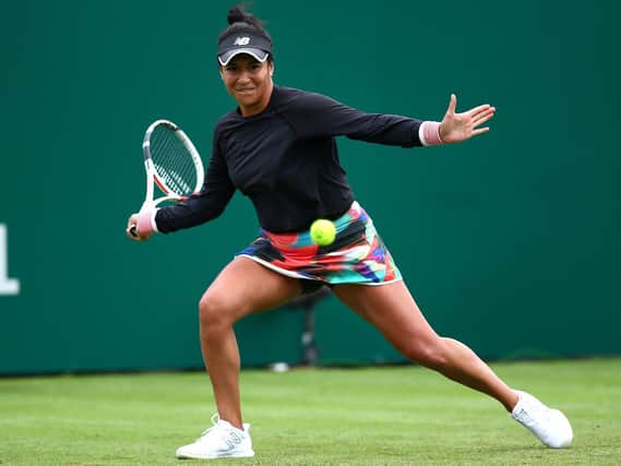 Heather Watson helped light up day four / Picture: Getty