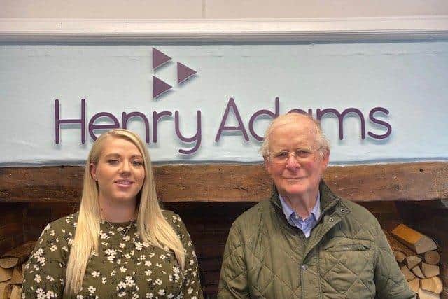 Billinsghurst resident Andrew Pearson from The Busoga Trust with Christina Bearryman from Henry Adams Billingshurs who has been supporting Andrew with his charity work SUS-210628-150638001