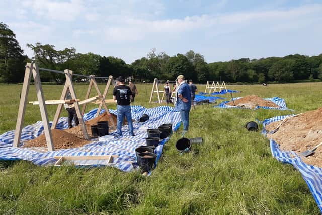 American Veterans Archaeological Recovery, working with the American Defense POW/MIA Accounting Agency, the University of York and the local community, is carrying out the veterans archaeological excavation at Park Farm over four weeks