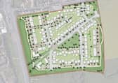 Proposed layout out of 143 homes in Oving just off A27 near Chichester