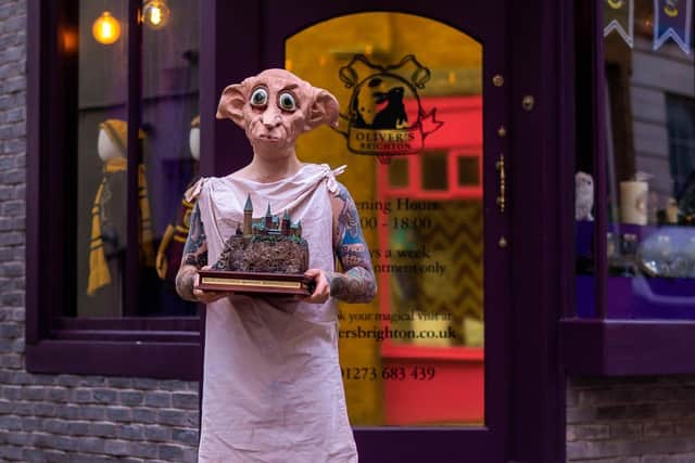 Oliver Dall from Oliver's Brighton will dress as Dobby the elf for the rowing challenge