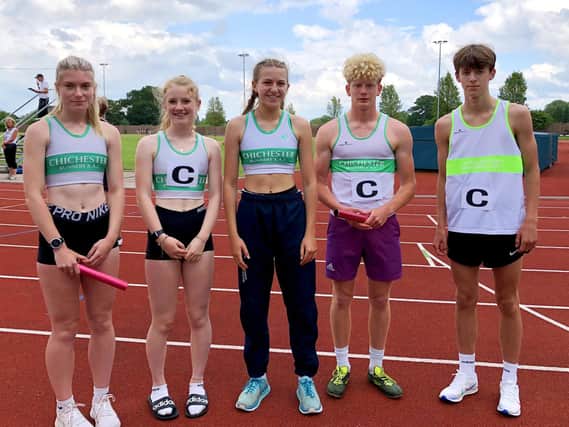 Chichester's younger athlets at Crawley / Picture: Lee Hollyer