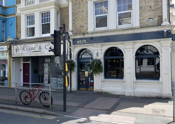 Etch restaurant and adjoining property on Church Road, Hove  (Photo by Jon Rigby) SUS-210625-100240001