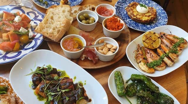 A selection of dishes from Tapas Revolution