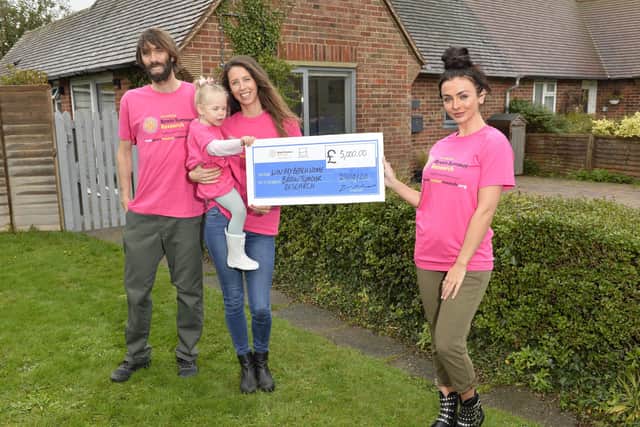 Jan and Alina Michaelis have donated £5,000 of the money raised through the raffle to Brain Tumour Research